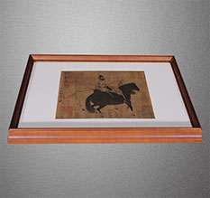 社旗书画装裱配框服务案例